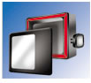 Bonding lens, displays or windows into housing